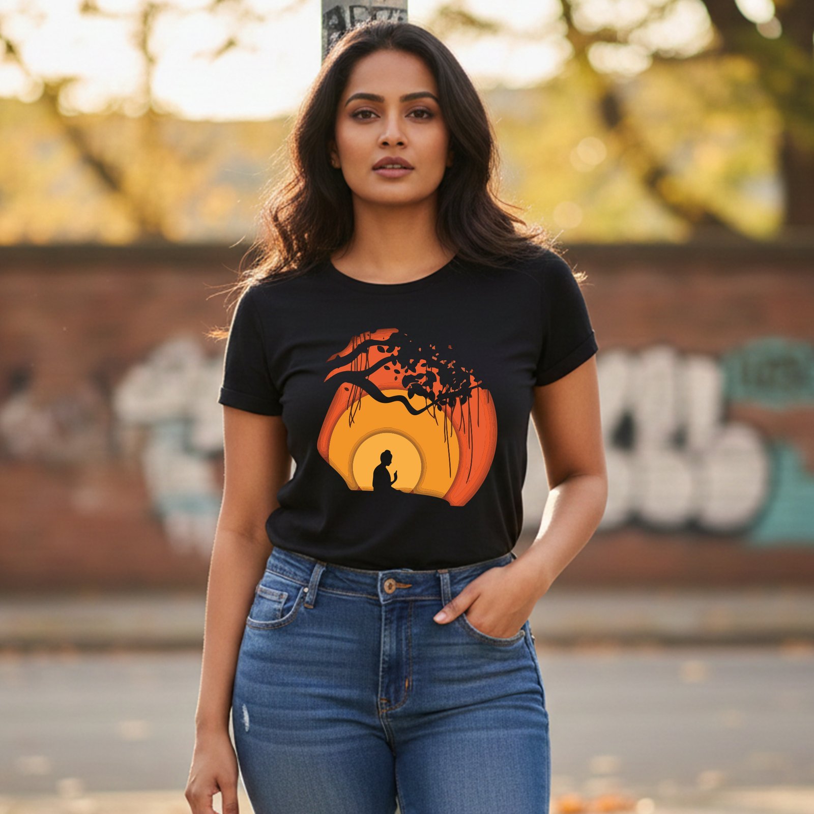 Graphic T-Shirt for Men | Premium Black