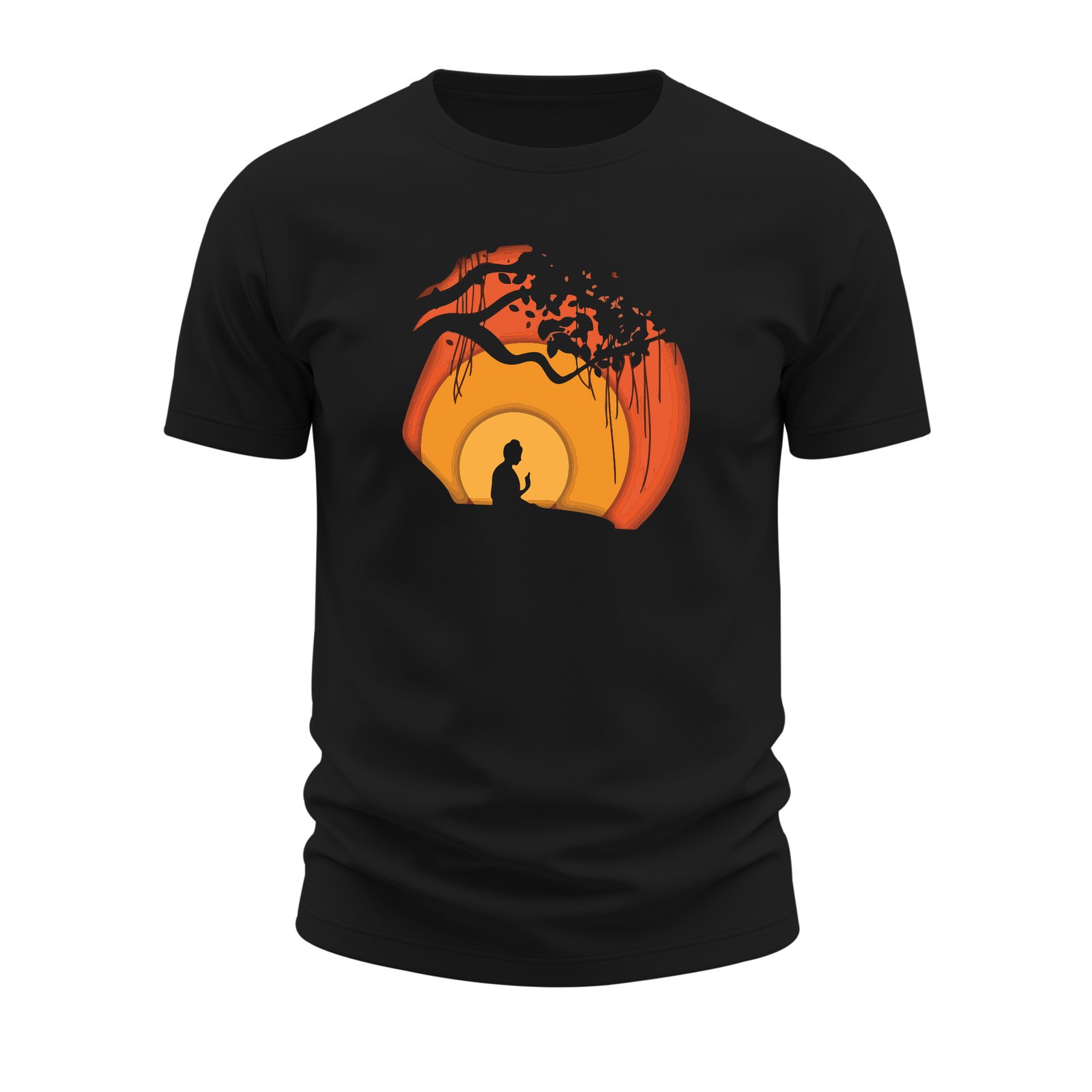 Graphic T-Shirt for Men | Premium Black - Image 4